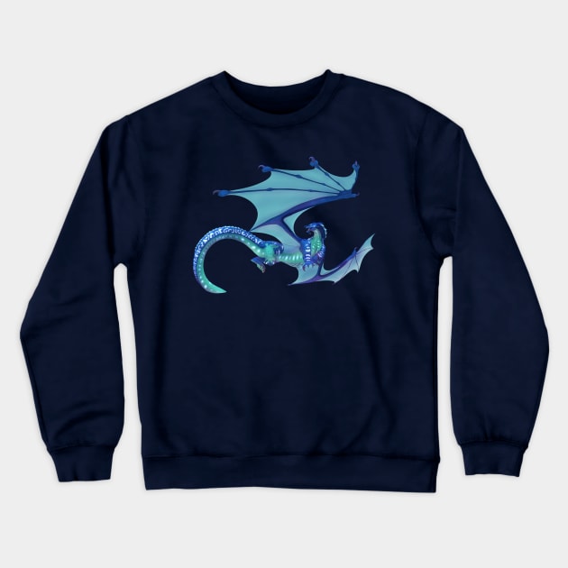 Tsunami WoF Full Body Crewneck Sweatshirt by Dracanthrope